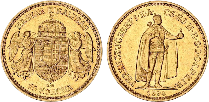 František Josef 10 korona